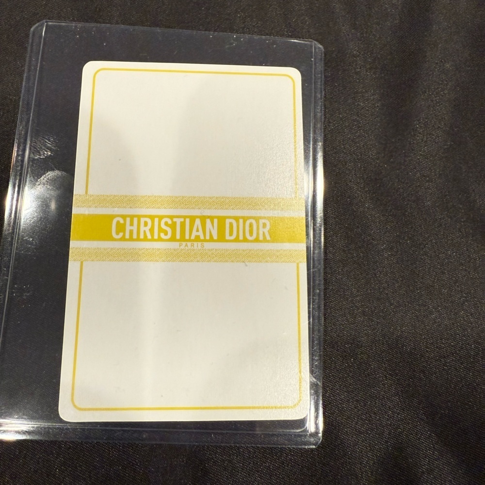5 Christian Dior Novelty Playing Cards from 2024 Summer Set Protective Cases - Picture 14 of 15